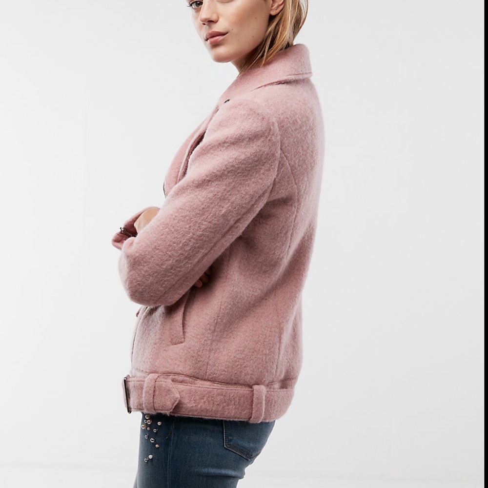 Express wool biker jacket lined xs - Picture 3 of 13